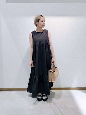 「アイテム（サンダル、その他）」を使った、のみ子さん（レディース・154cm）の夏コーディネート
