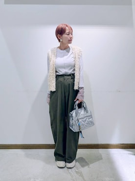 「撥水」｜のみ子さん（レディース・154cm）の秋コーディネート