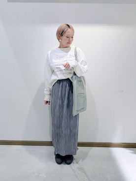 のみ子さん（レディース・154cm）の秋コーディネート