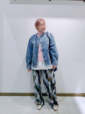 のみ子さん(レディース・154cm)の冬コーディネート