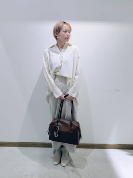 「アイテム（キャミソール）」を使った、のみ子さん（レディース・154cm・30代）の秋コーディネート