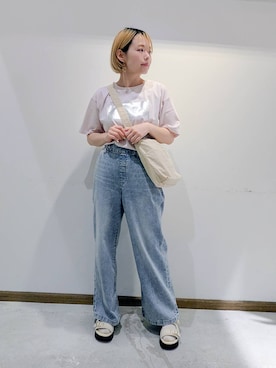 「アイテム（パンツ）」を使った、のみ子さん（レディース・154cm・30代）の夏コーディネート