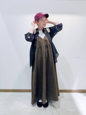 のみ子さん(レディース・154cm)の春コーディネート