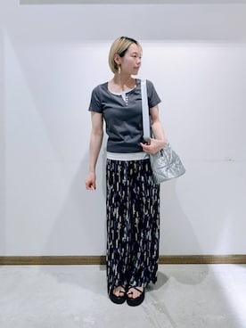 のみ子さん（レディース・154cm）の夏コーディネート