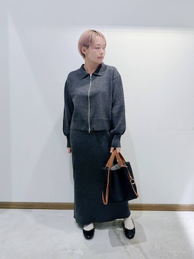 「アイテム（ワンピース/ドレス）」を使った、のみ子さん（レディース・154cm・30代）の秋コーディネート