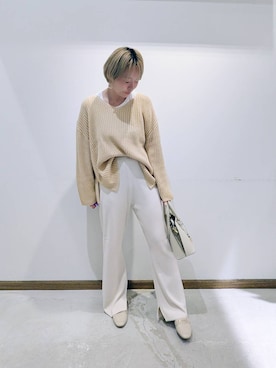 のみ子さん(レディース・154cm)の春コーディネート