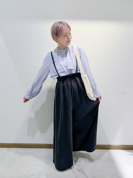 「アイテム（バレエシューズ）」を使った、のみ子さん（レディース・154cm・30代）の秋コーディネート