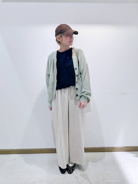 のみ子さん(レディース・154cm)の春コーディネート