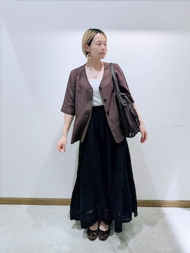 のみ子さん（レディース・154cm）の夏コーディネート
