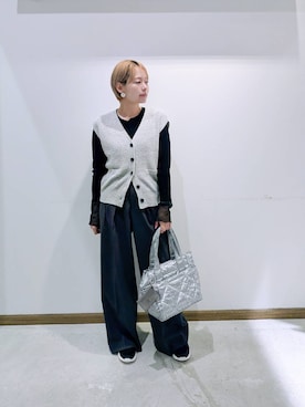 のみ子さん(レディース・154cm)の秋コーディネート