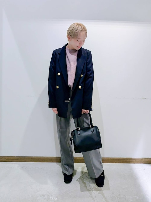 セール】お手入れラクラクセットアップ/ダブルジャケット/587828