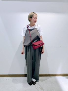 「GLOBAL WORK（グローバルワーク）のアイテム（パンプス）」を使った、のみ子さん（レディース・154cm）の春コーディネート