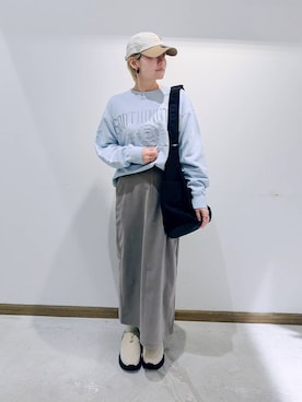 のみ子さん（レディース・154cm）の冬コーディネート