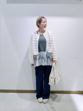 のみ子さん（レディース・154cm）の春コーディネート