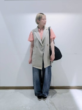 のみ子さん(レディース・154cm)の夏コーディネート