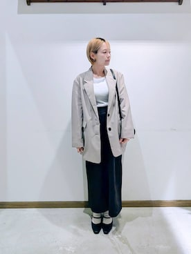 のみ子さん（レディース・154cm）の秋コーディネート