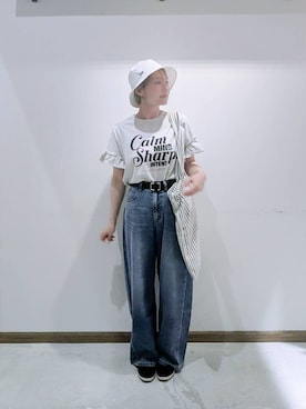 のみ子さん（レディース・154cm）の夏コーディネート