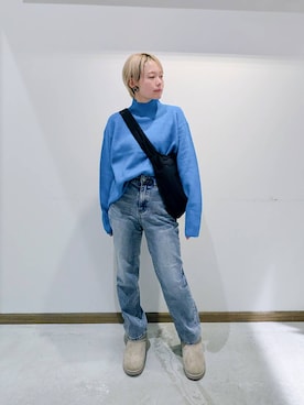 のみ子さん（レディース・154cm）の冬コーディネート