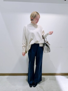 のみ子さん（レディース・154cm）の冬コーディネート