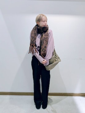 のみ子さん（レディース・154cm）の冬コーディネート