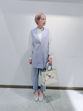 のみ子さん（レディース・154cm）の冬コーディネート