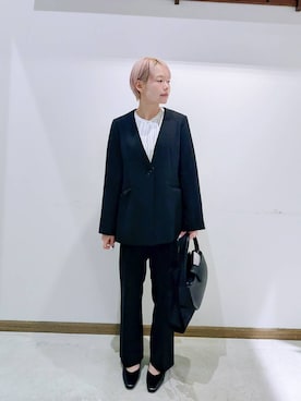 のみ子さん（レディース・154cm）の冬コーディネート