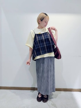 のみ子さん（レディース・154cm）の秋コーディネート