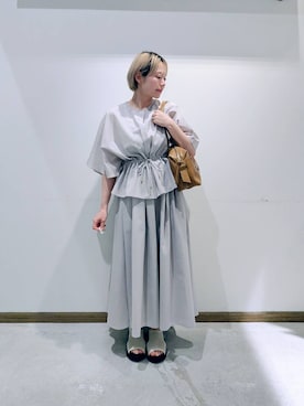 のみ子さん（レディース・154cm）の夏コーディネート