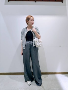 「ボストンバッグ」｜のみ子さん（レディース・154cm）の秋コーディネート