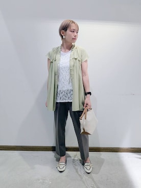 のみ子さん（レディース・154cm）の夏コーディネート