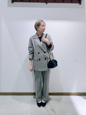 のみ子さん(レディース・154cm)の春コーディネート