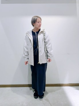「GLOBAL WORK（グローバルワーク）のアイテム（ワンピース/ドレス）」を使った、のみ子さん（レディース・154cm）の春コーディネート