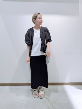 のみ子さん(レディース・154cm)の春コーディネート