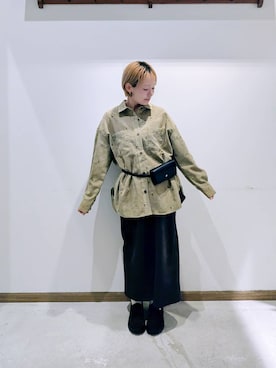 「アイテム（ローファー、その他）」を使った、のみ子さん（レディース・154cm）の秋コーディネート