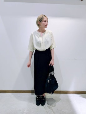 のみ子さん(レディース・154cm)の春コーディネート