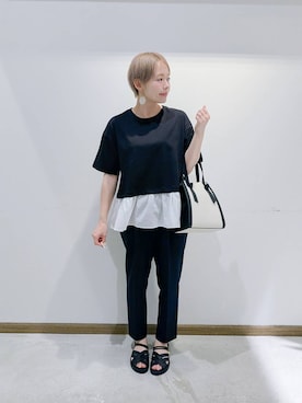 のみ子さん(レディース・154cm)の夏コーディネート