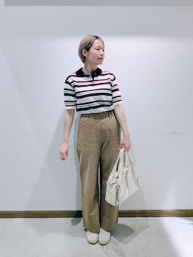 のみ子さん(レディース・154cm)の春コーディネート