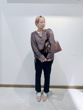 のみ子さん(レディース・154cm)の秋コーディネート