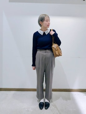 のみ子さん(レディース・154cm)の春コーディネート