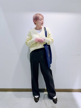 のみ子さん（レディース・154cm）の冬コーディネート