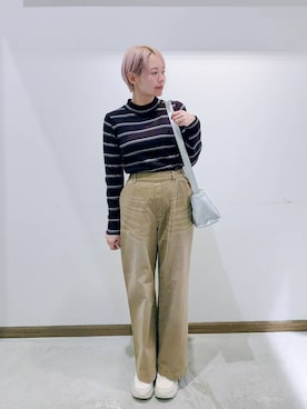 のみ子さん（レディース・154cm）の冬コーディネート