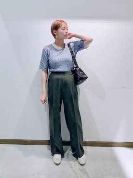 のみ子さん（レディース・154cm）の夏コーディネート