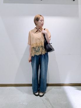 のみ子さん（レディース・154cm）の夏コーディネート