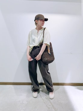 のみ子さん(レディース・154cm)の春コーディネート