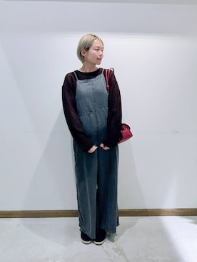 のみ子さん(レディース・154cm)の春コーディネート