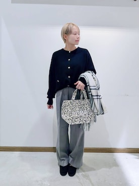 のみ子さん（レディース・154cm）の秋コーディネート