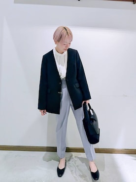 のみ子さん（レディース・154cm）の冬コーディネート