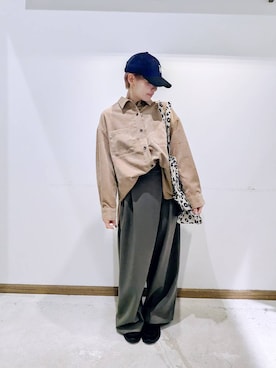 「撥水」｜のみ子さん（レディース・154cm）の秋コーディネート