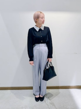 のみ子さん(レディース・154cm)の春コーディネート