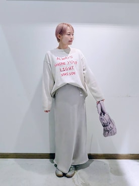 のみ子さん（レディース・154cm）の冬コーディネート